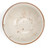 Porcelain Soup-Cereal Bowl Pebble Marble White 18cm