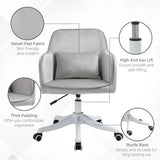 Office Chair with Rechargeable Electric Vibration Massage Lumbar Pillow, Wheels