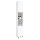 Bathroom Cabinet White 30x30x190 cm Engineered Wood