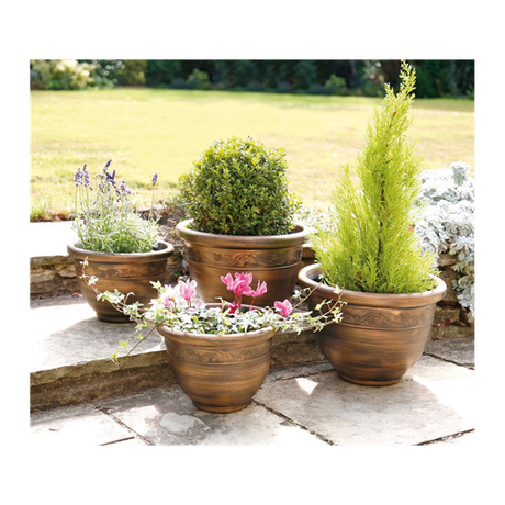 Pk 4 Wenlock Planters - Bronze