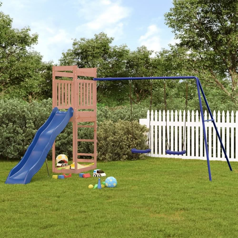 Outdoor Playset Solid Wood Pine