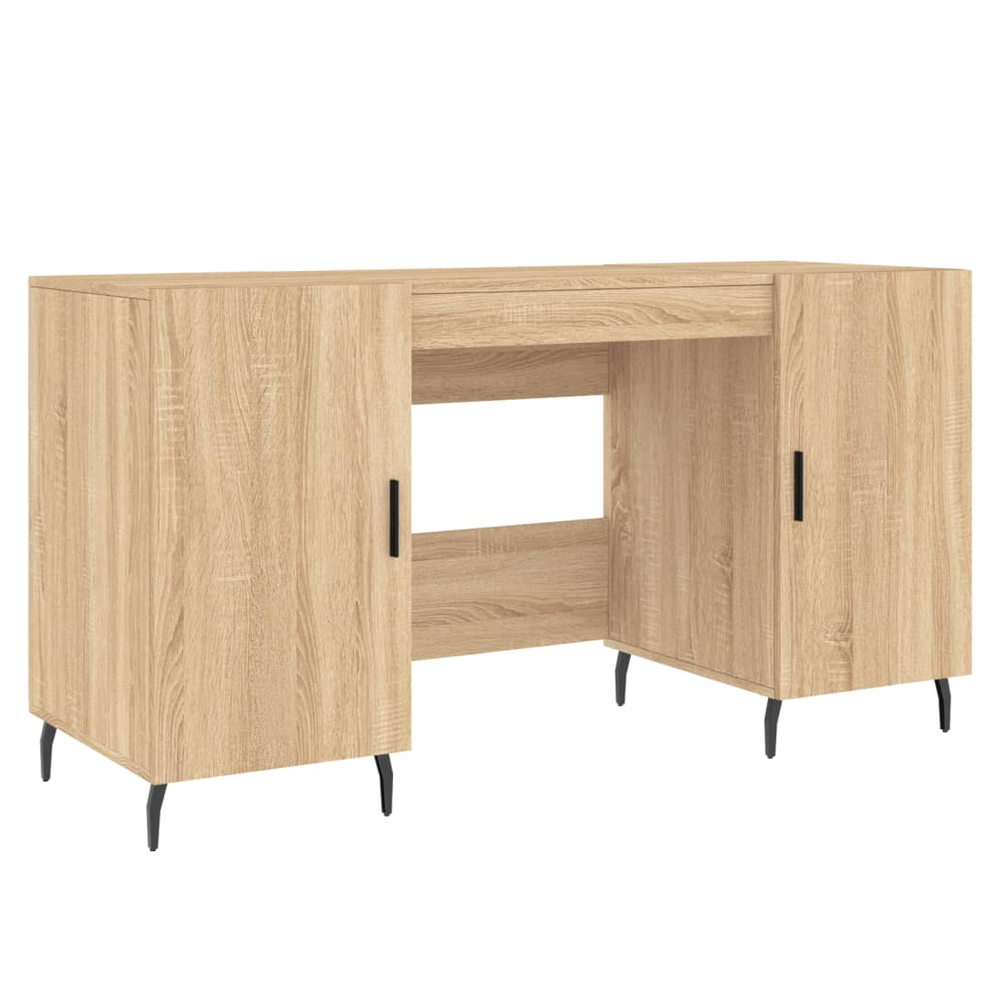 Desk Sonoma Oak 140x50x75 cm Engineered Wood