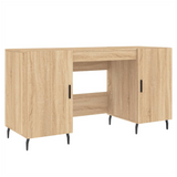 Desk Sonoma Oak 140x50x75 cm Engineered Wood