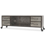 TV Cabinet 120x30x40 cm Silver