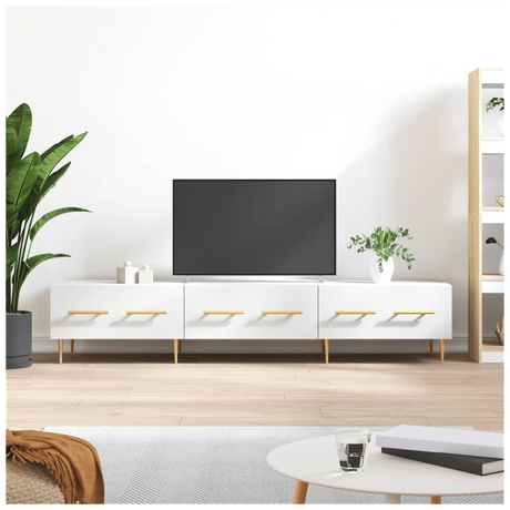 TV Cabinet White 150x36x30 cm Engineered Wood