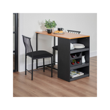 Compact Bistro Dining Set - Black