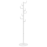 Coat Stand White 183 cm Powder-coated Iron