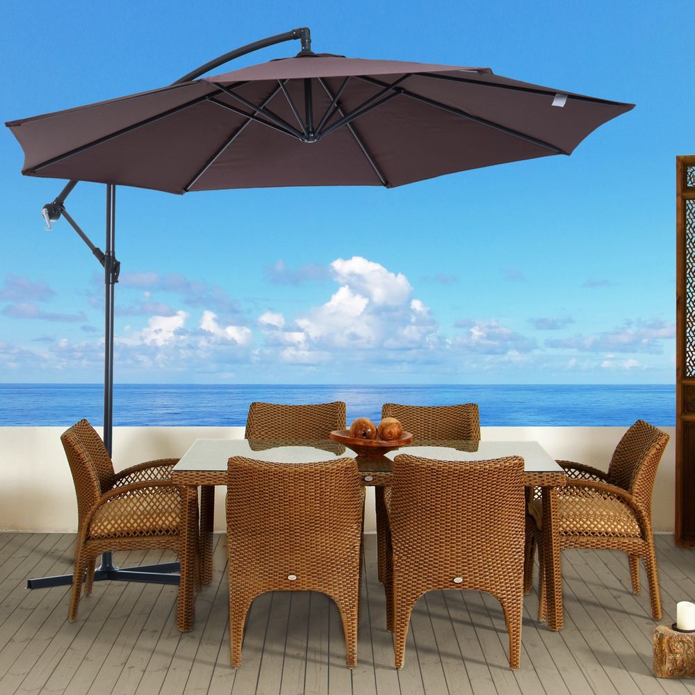 3m Garden Parasol Sun Shade Umbrella