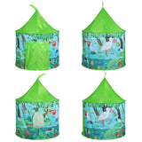 Jungle Play Tent Portable Foldable Green Pop Up Garden Playhouse Tent