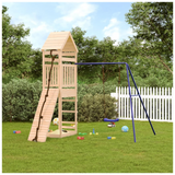 Outdoor Playset Solid Wood Pine