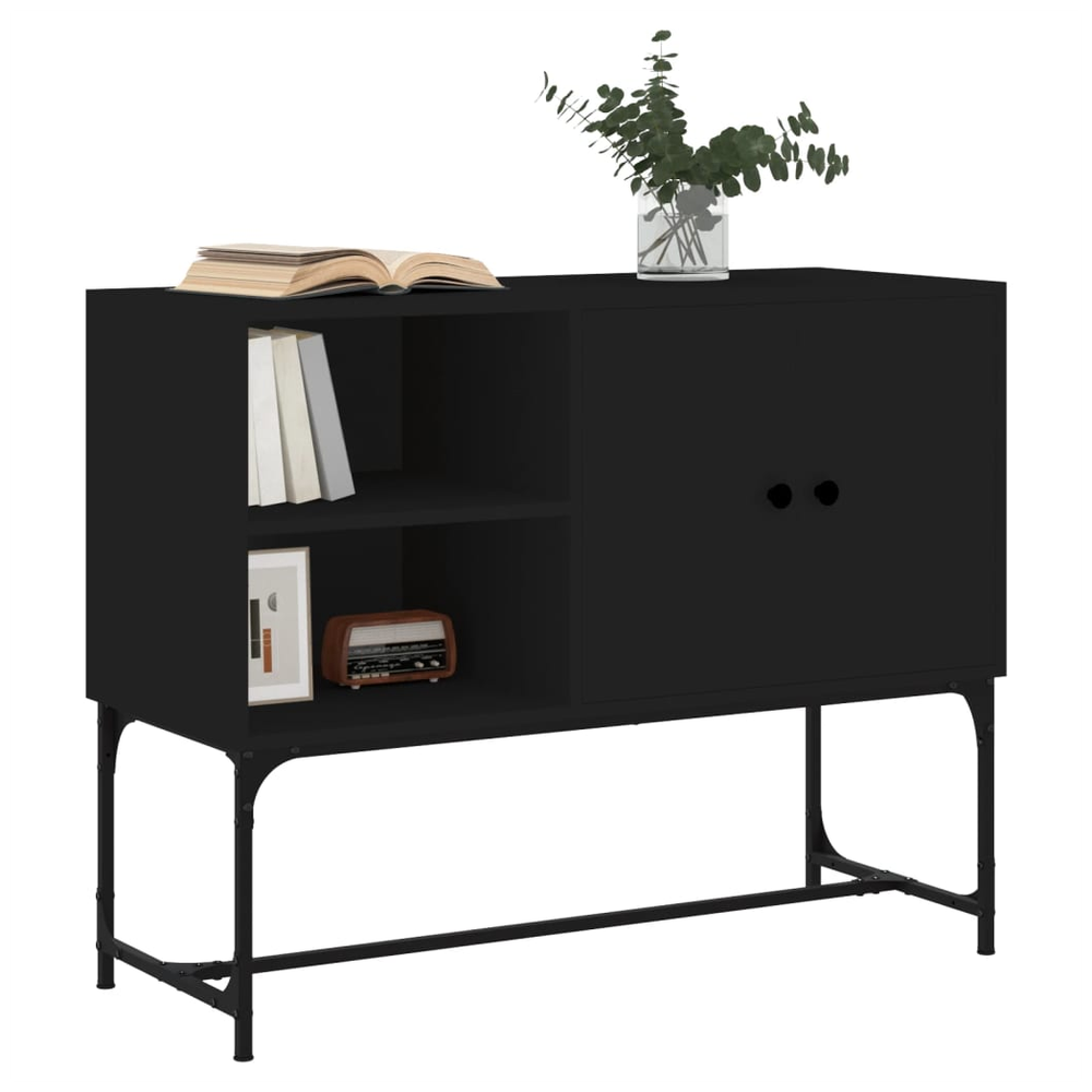 Sideboard Black 100x40x79.5 cm Engineered Wood