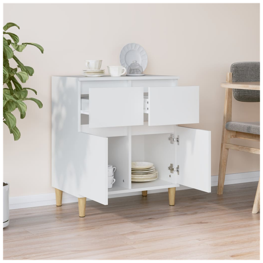 Sideboard White 60x35x70 cm Engineered Wood