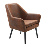 Accent Chair, Armchair, Seating for the Home or Living Room, Brown