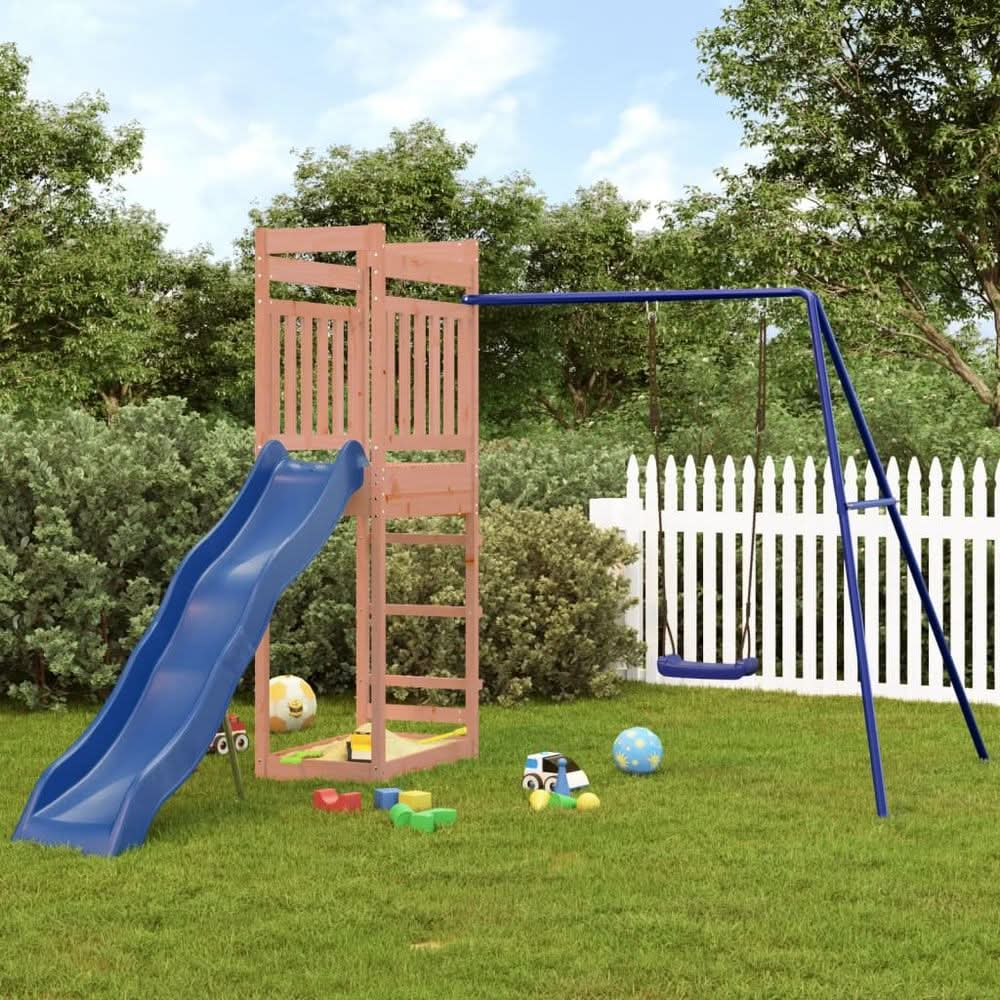 Outdoor Playset Solid Wood Pine