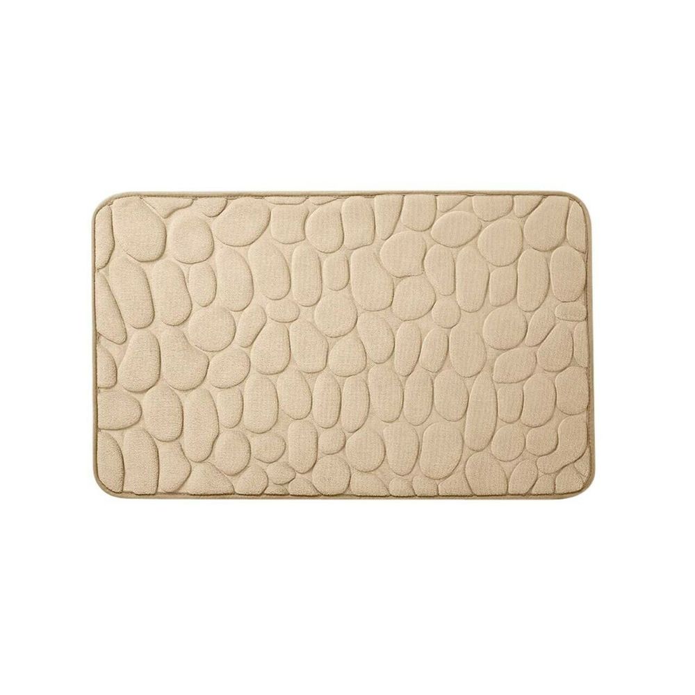 Non Slip Bath Mat Memory Foam (Cream)