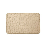 Non Slip Bath Mat Memory Foam (Cream)