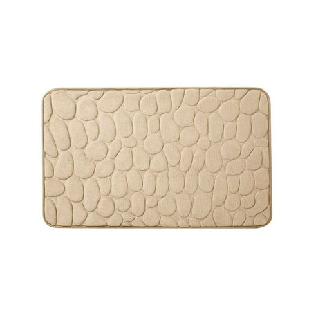 Non Slip Bath Mat Memory Foam (Cream)