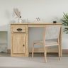 Desk with Drawer White 115x50x75 cm Engineered Wood