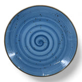 Porcelain Serving Plate&Platter Pebble Marine Blue 26cm