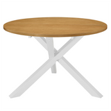 Dining Table White 120x75 cm MDF