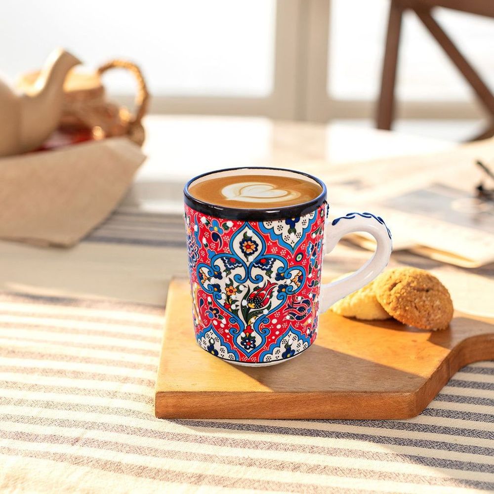 Ceramic Mug Tulip Red