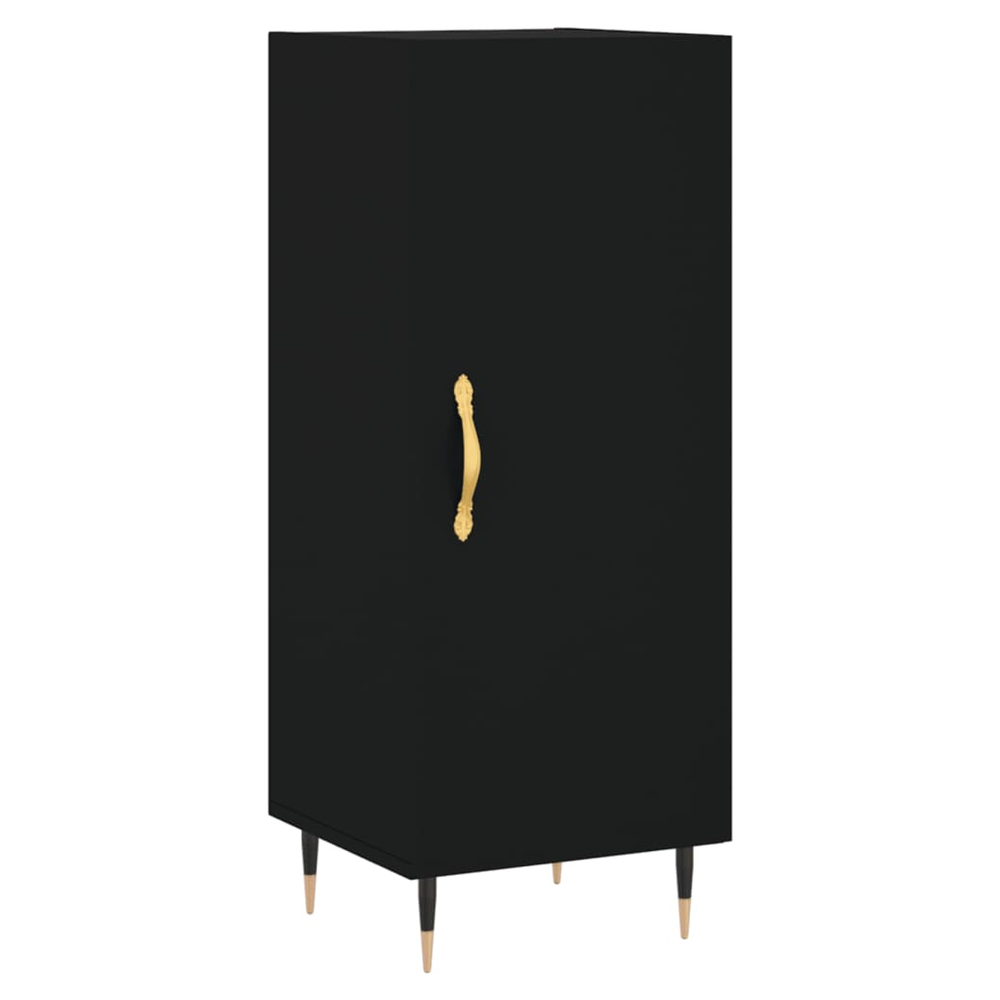 Sideboard Black 34.5x34x90 cm Engineered Wood