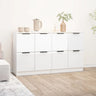 Sideboards 2 pcs White 60x30x70 cm Engineered Wood