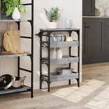 Kitchen Trolley Grey Sonoma 53x20x76 cm Engineered Wood