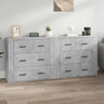 Sideboards 2 pcs White Engineered Wood