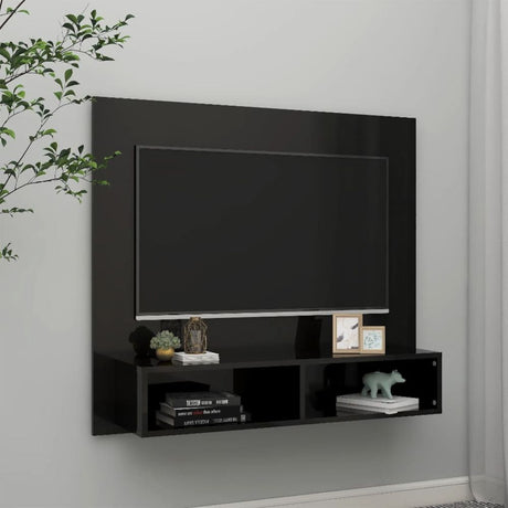 Wall TV Cabinet White 102x23.5x90 cm Engineered Wood