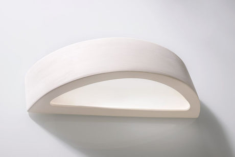 Wall Lamp Ceramic ATENA Simple Classic Design Paintable LED27