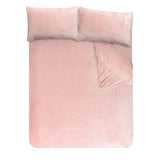 WAFFLE TEDDY FLEECE BLUSH KS