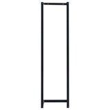 Wall Towel Rack Black & White Iron