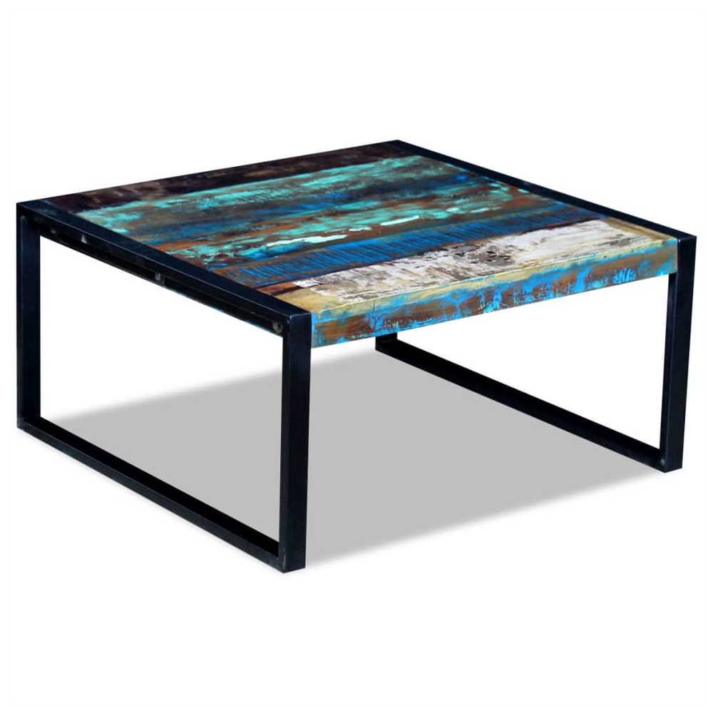 Coffee Table Solid Reclaimed Wood 80x80x40 cm