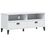 TV Cabinet VIKEN White Solid Wood Pine