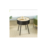 Lift Top Round Side Table