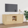 TV Cabinet White 102x35x45 cm Engineered Wood