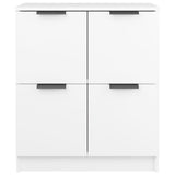 Sideboards 2 pcs White 60x30x70 cm Engineered Wood