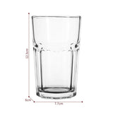 12 Traditional Highball Glass Tumblers - 300ml (10.5oz) Highball Glasses