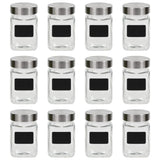 Storage Jars with Sticker 12 -24 pcs 300 ml