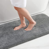 Olanly Large Bathroom Rug 60x150 Mat Shaggy Soft Absorbent Bath Rug Non Slip Machine Washable Bath Mat Bathroom Shower Foot Mats