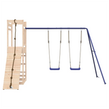 Outdoor Playset Solid Wood Pine