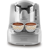 OKKA AUTOMATIC TURKISH COFFEE MACHINE - WHITE/CHROME