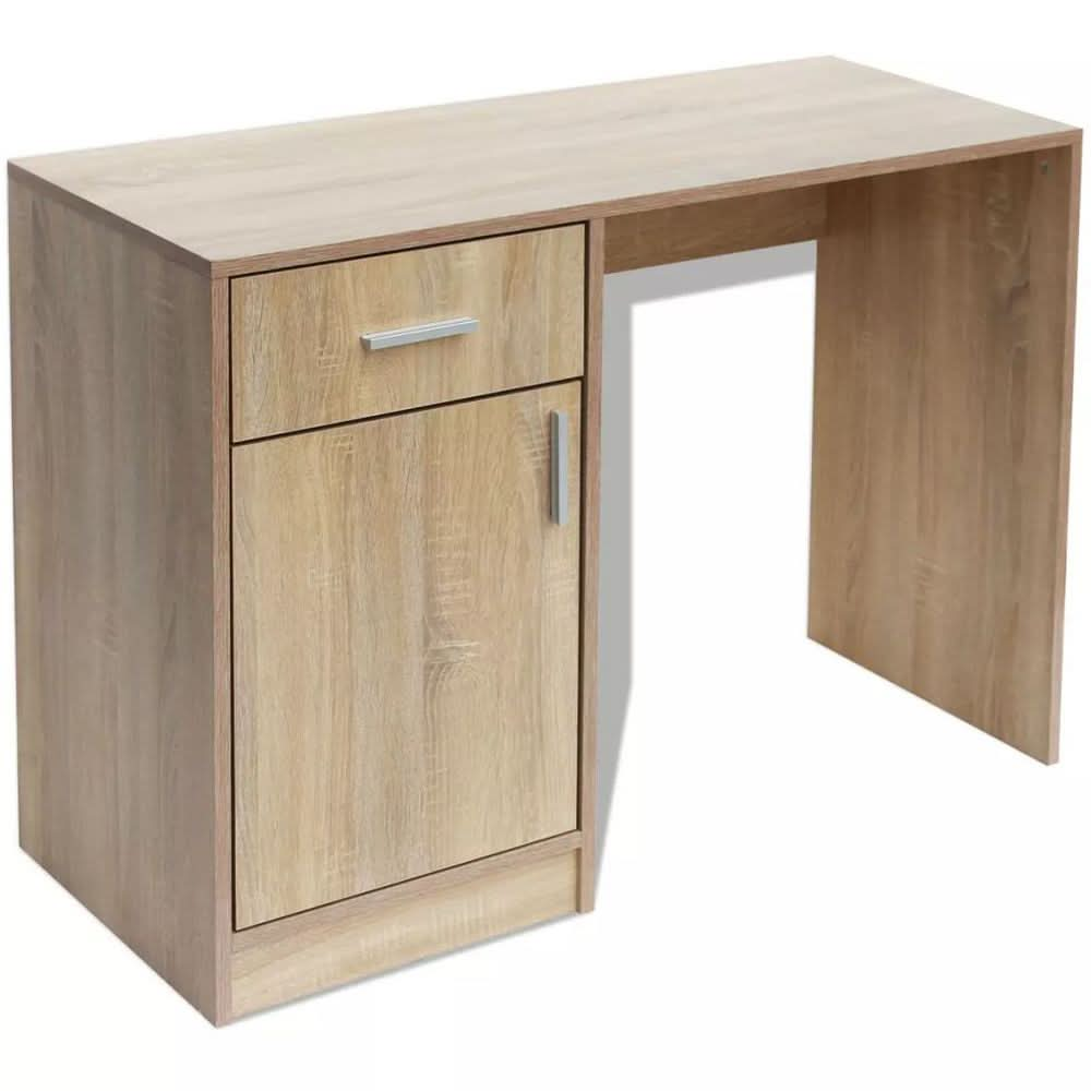 Desk with Drawer and Cabinet 100x40x73 cm