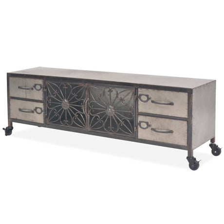 TV Cabinet 120x30x40 cm Silver