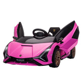 Lamborghini SIAN 12V Kids Electric Ride On Car Toy w/ Remote Control