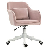 Office Chair with Rechargeable Electric Vibration Massage Lumbar Pillow, Wheels