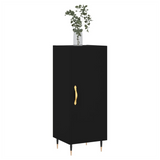 Sideboard Black 34.5x34x90 cm Engineered Wood