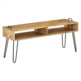 TV Stand Solid Mango Wood 110x35x45 cm