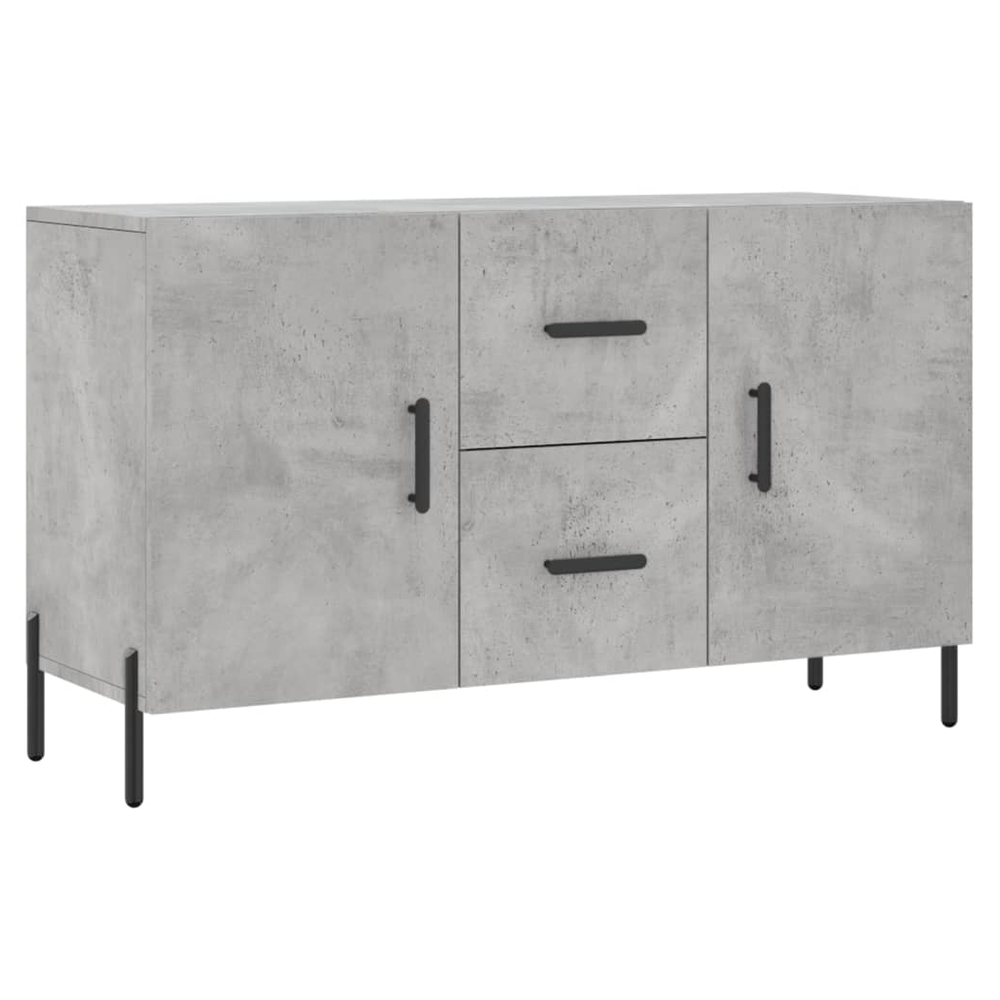 Sideboard Concrete Grey 100x36x60 cm Engineered Wood